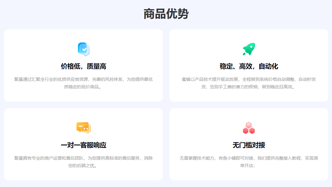 权益分销系统货源对接流程图
